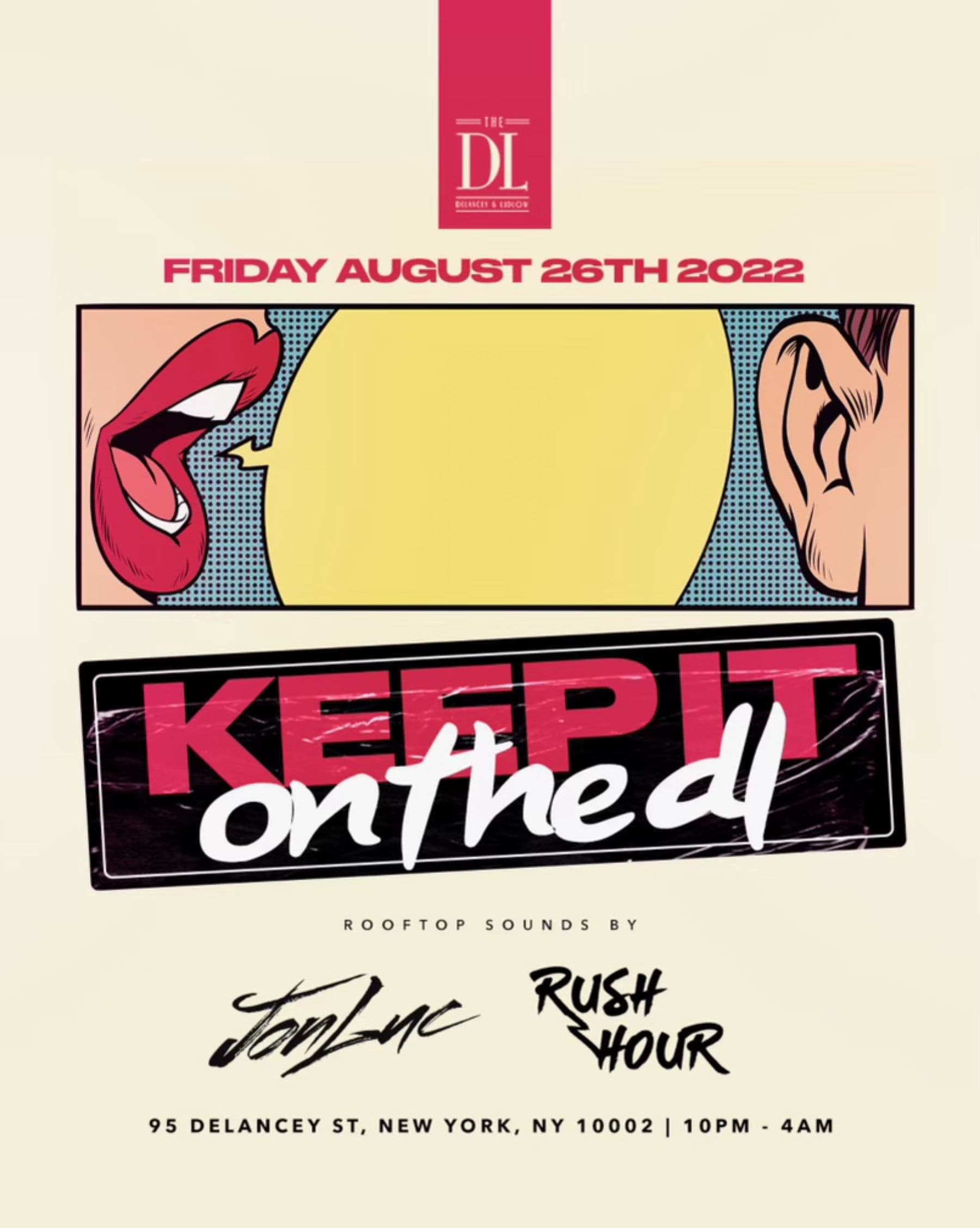 Friday 8/26 @The DL