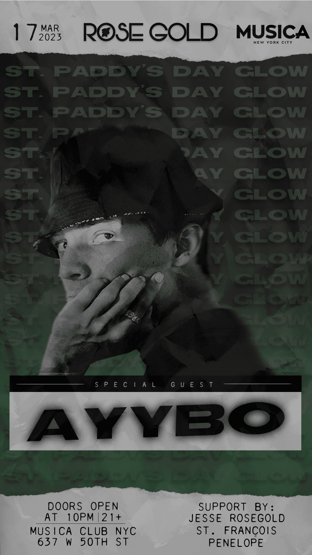 St Paddy's Glow Rave with Ayybo
