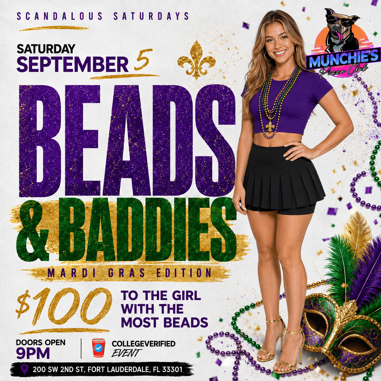 Beads & Baddies @ Scandalous Saturdays