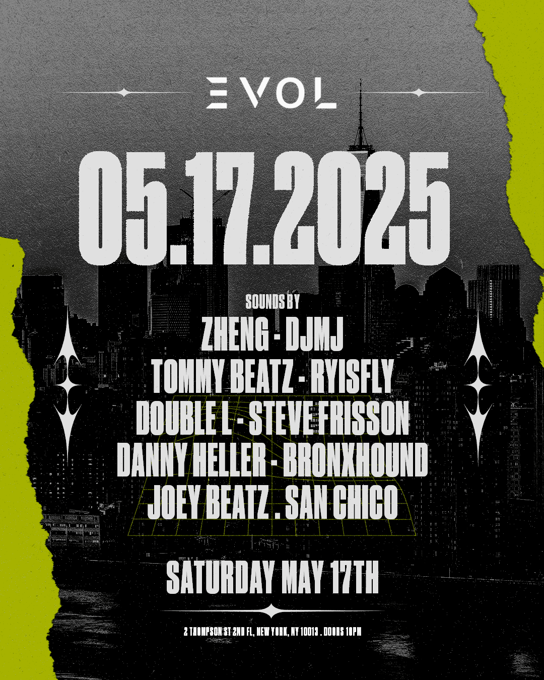 SUMMER KICKOFF 5/17 @ EVOL