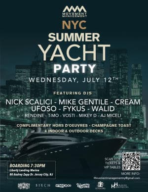 NYC Summer Yacht Party
