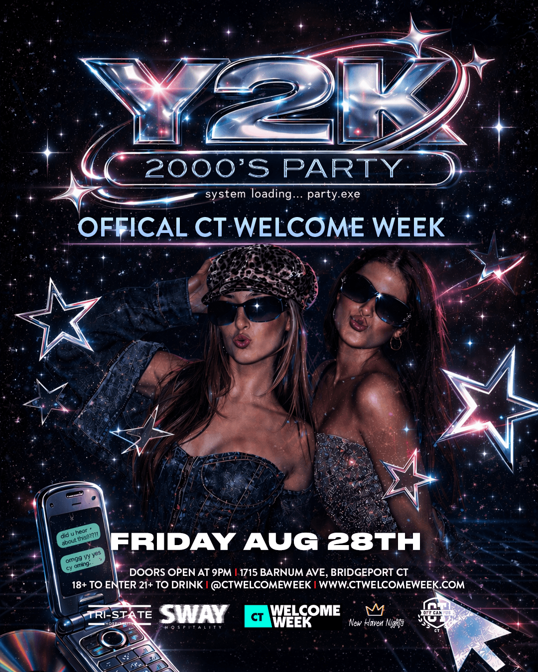 (18+) CT WELCOME WEEK: DAY 2 - Y2K 2000’s PARTY