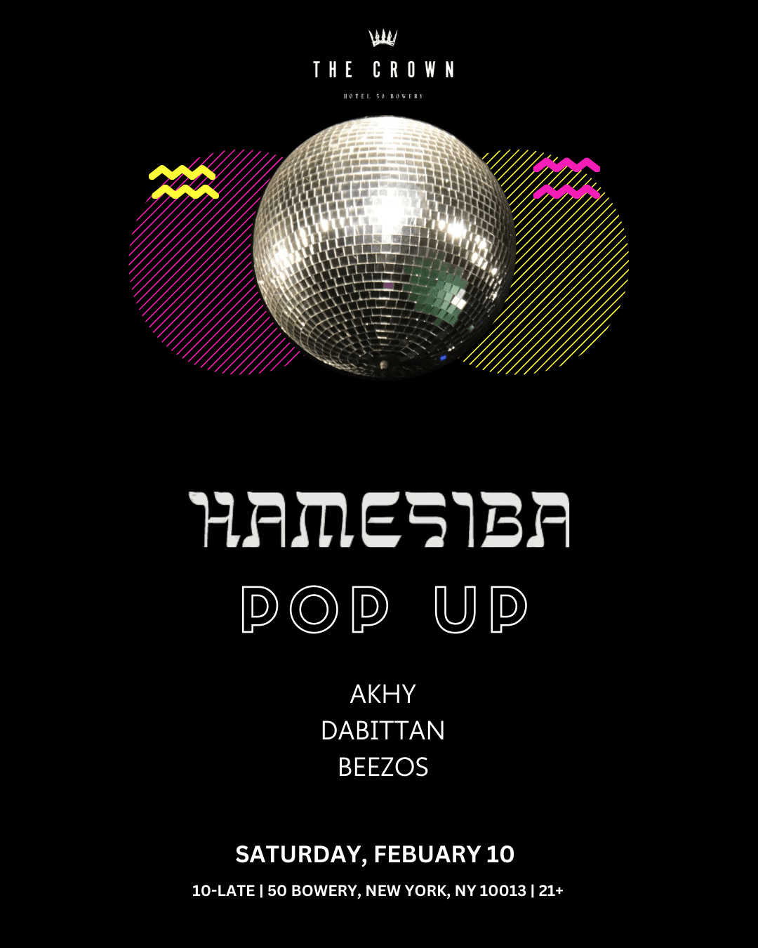 HAMESIBA POP UP @THECROWNNYC