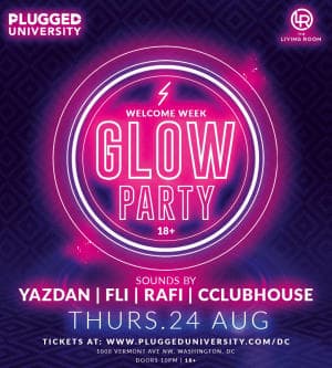 DC WELCOME WEEK GLOW PARTY 8/24