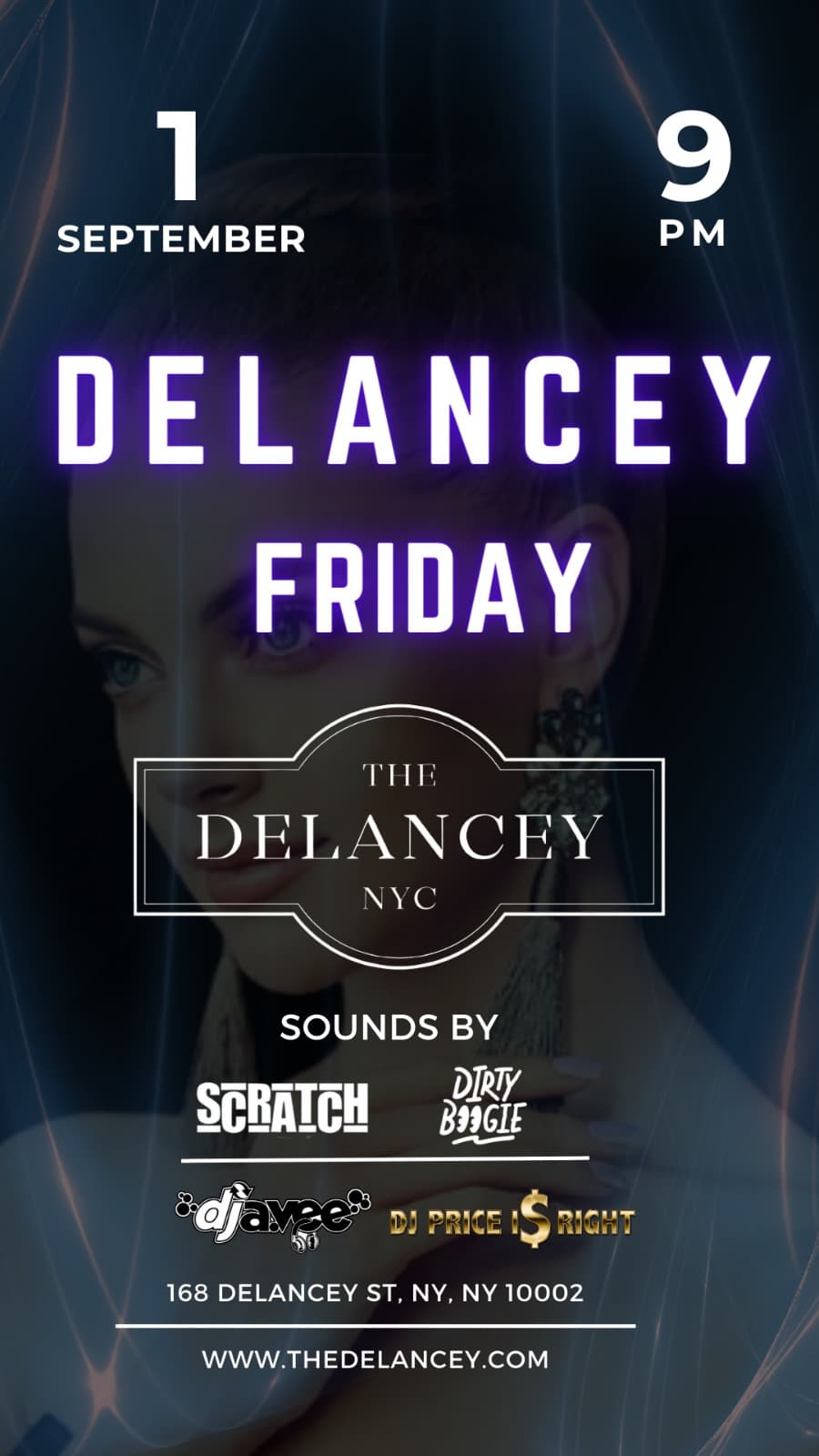 FRIDAY NIGHT @ THE DELANCEY 9/1