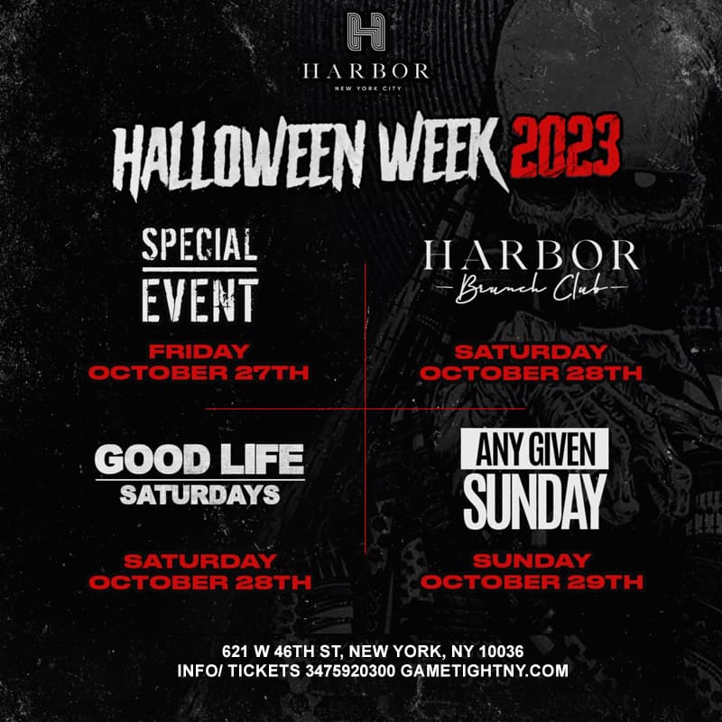 Harbor NYC Halloween Parties 2023