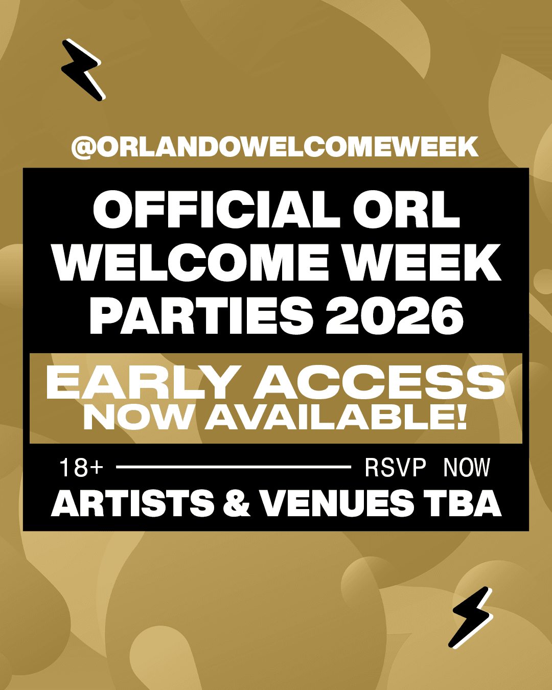 OFFICIAL ORLANDO WELCOME WEEK PARTIES 2026