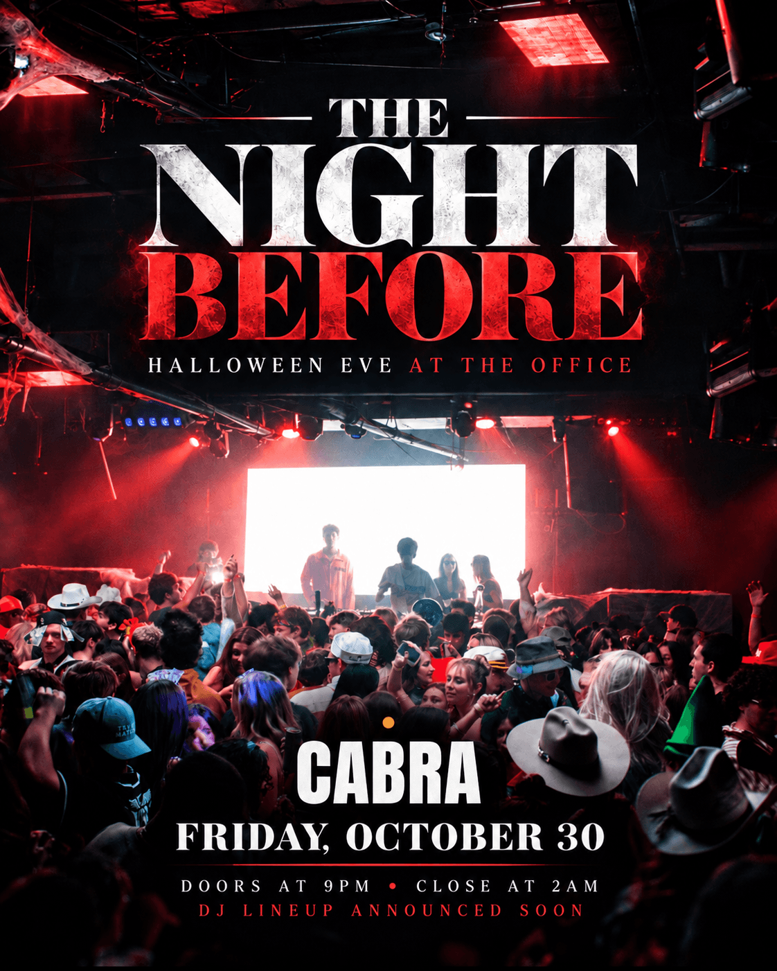THE NIGHT BEFORE @ THE OFFICE