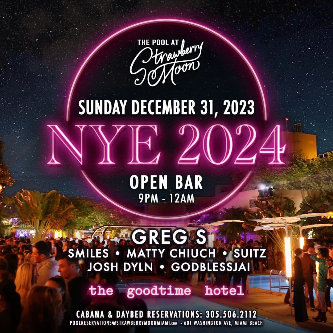 NEW YEARS EVE 2024 @ STRAWBERRY MOON