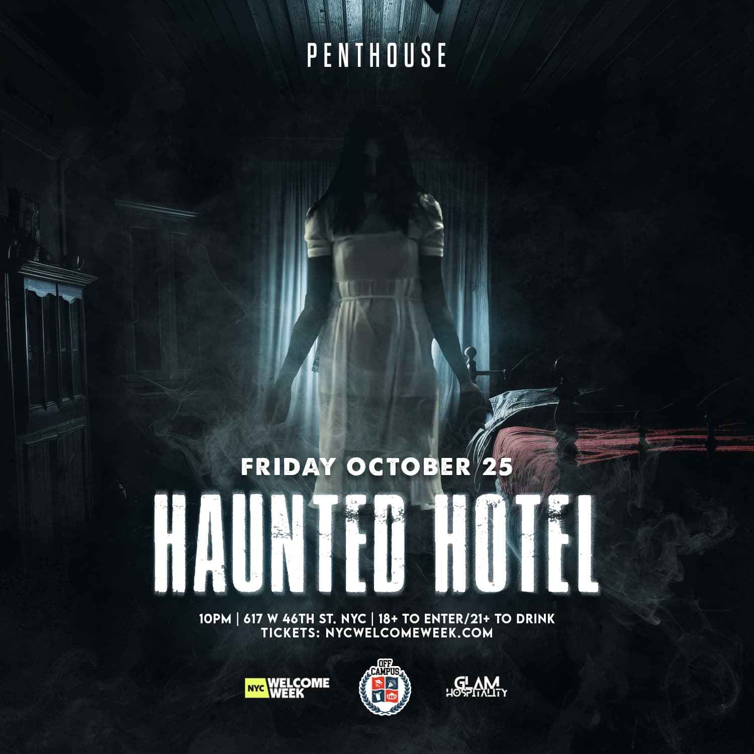HAUNTED HOTEL COSTUME PARTY @ PENTHOUSE (18+)
