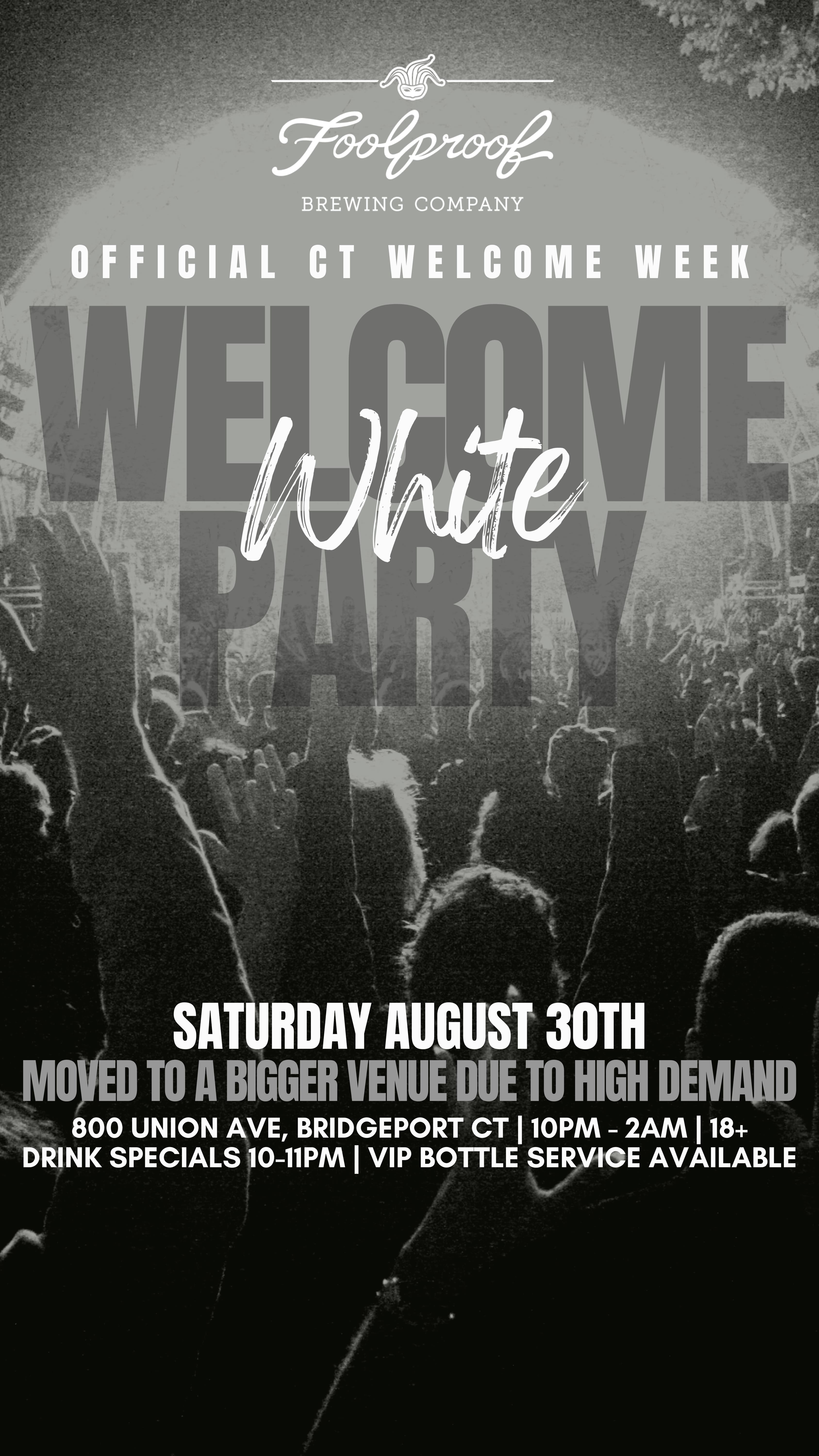 (18+) WELCOME WEEK DAY 3: WHITE OUT