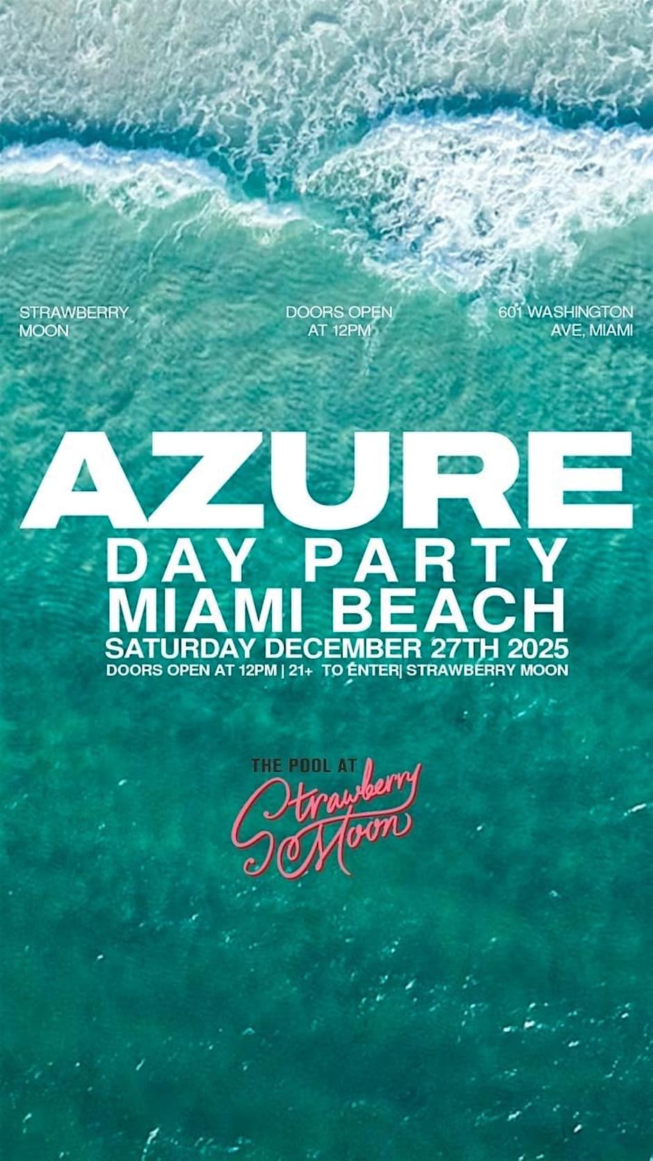 AZURE DAY PARTY MIAMI BEACH 12/27