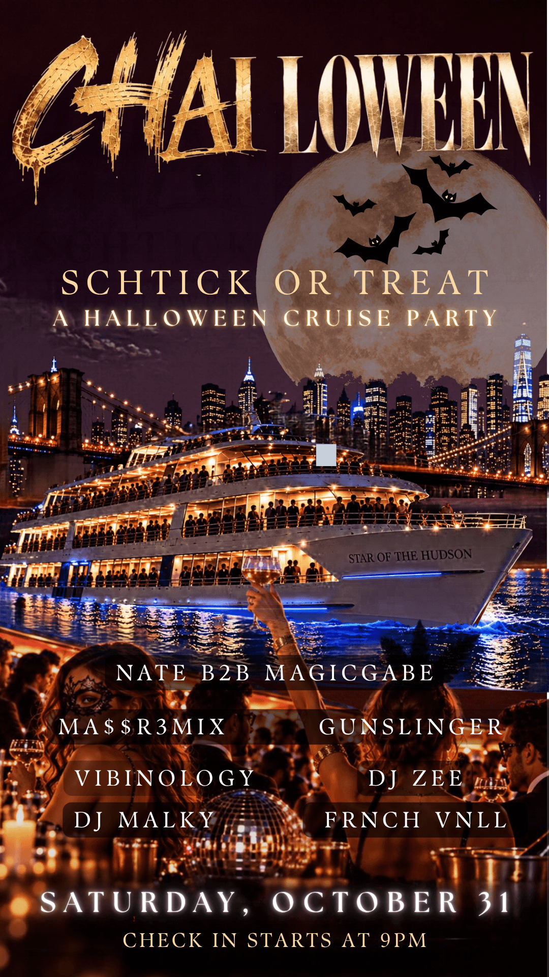 🎃🚢🇮🇱 *HALLOWEEN BOAT PARTY — NYC* 🇮🇱🚢🎃