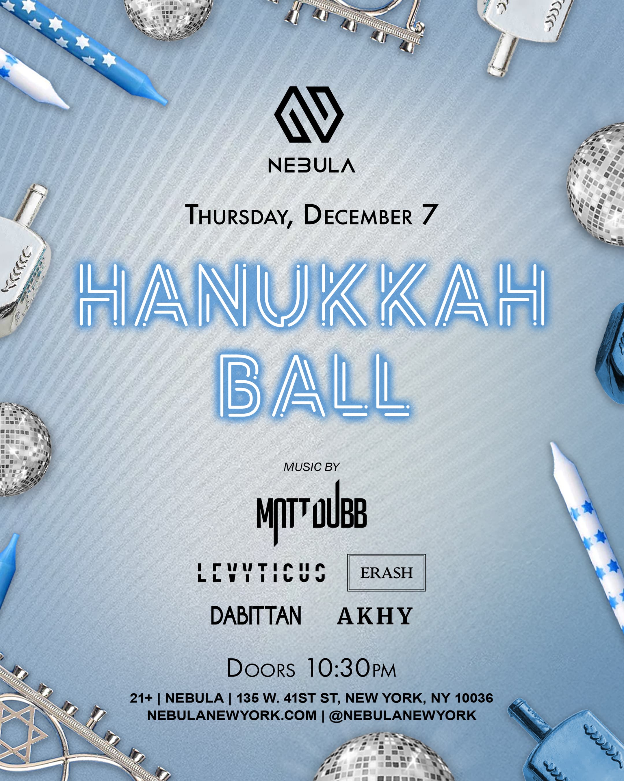 Hanukkah Ball @Nebula NYC