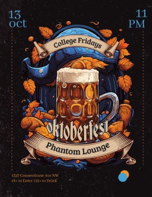 COLLEGE FRIDAYS: OKTOBERFEST 10/13 @ PHANTOM LOUNGE