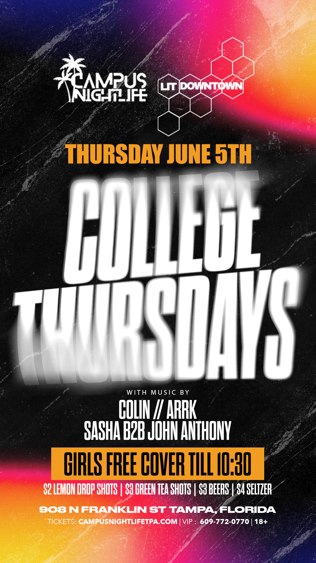 LIT COLLEGE THURDAYS (SUMMER EDITION)