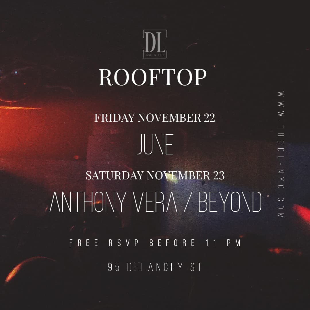 FRIDAY @ The DL 11/22