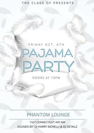 PAJAMA PARTY 10/6 @ PHANTOM LOUNGE