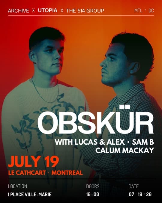 OBSKÜR with Lucas & Alex, Sam B., and Calum MacKay