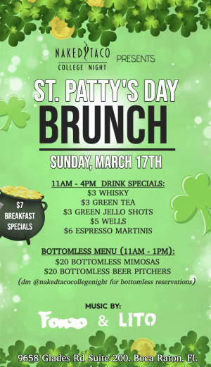 St. Patty's Day College Brunch