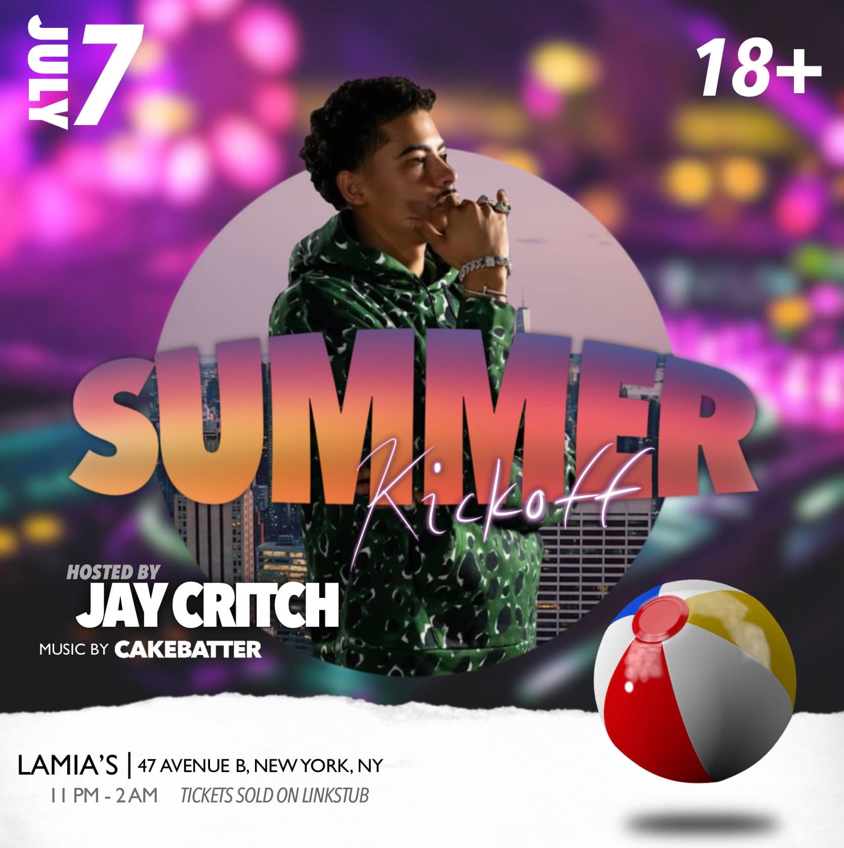 Summer Kickoff: Jay Critch @ Lamia's