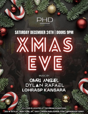 Christmas Eve at PHD Penthouse at Dream Hotel Downtown - Xmas Eve 12/24