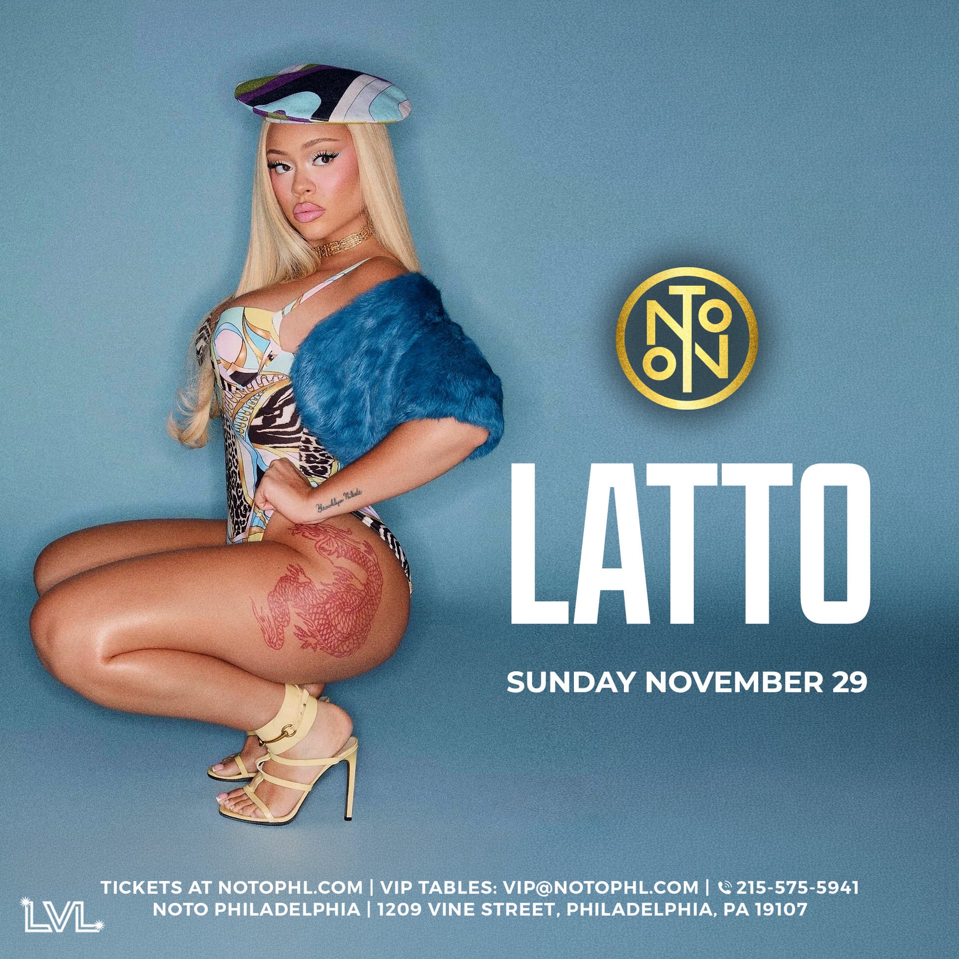 LATTO @ NOTO Philadelphia
