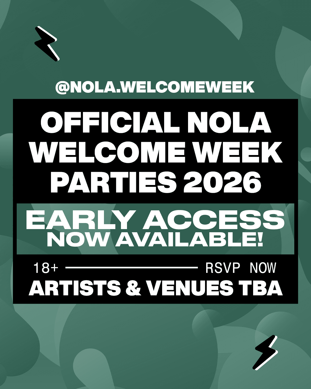 OFFICIAL NOLA WELCOME WEEK PARTIES 2026