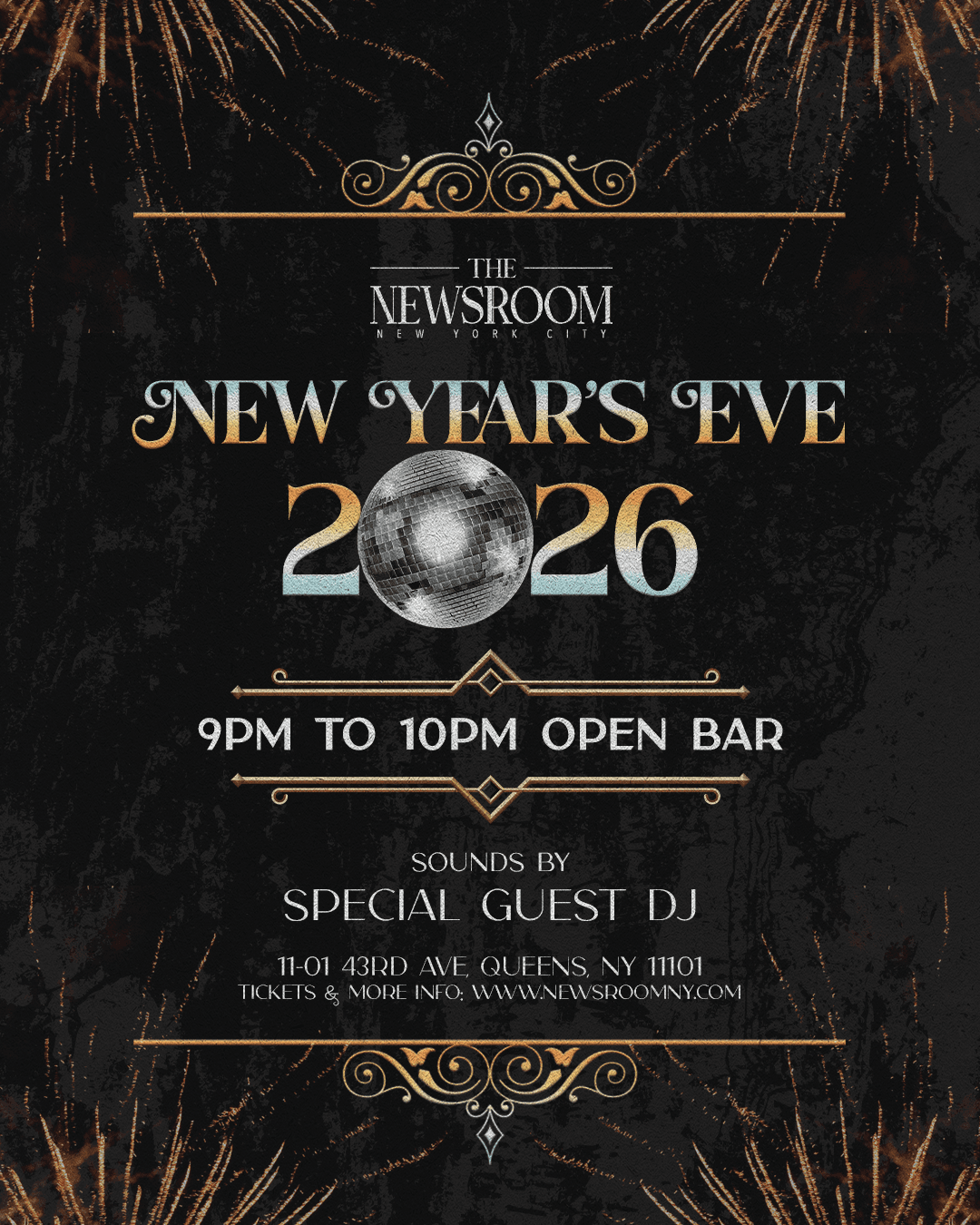 THE NEWSROOM NYC - NYE 2026