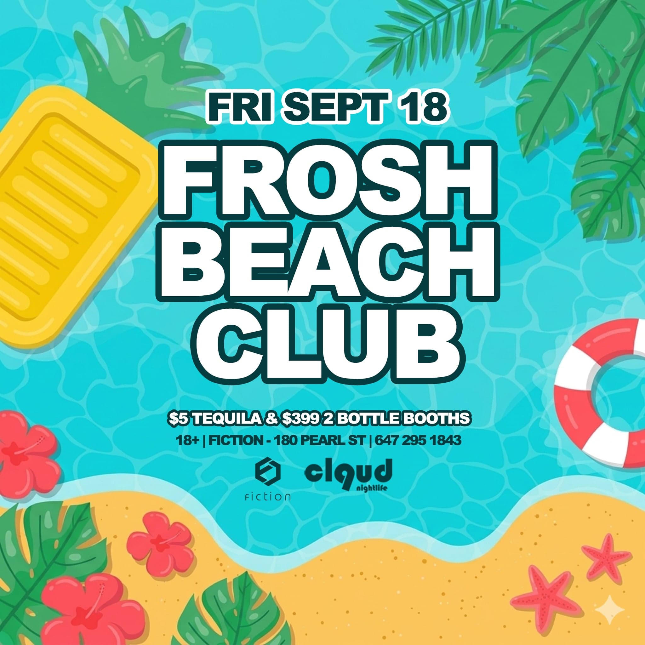 (18+) FROSH BEACH CLUB @ FICTION