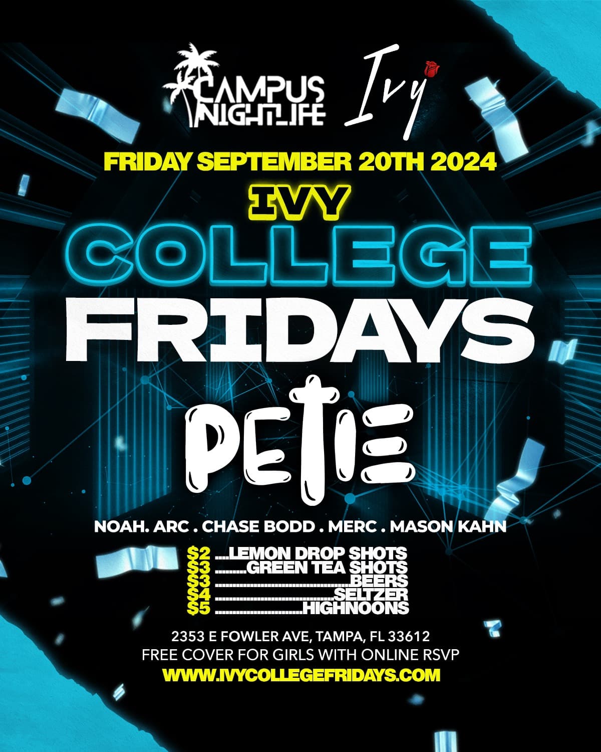 IVY COLLEGE FRIDAYS (FALL EDITION)