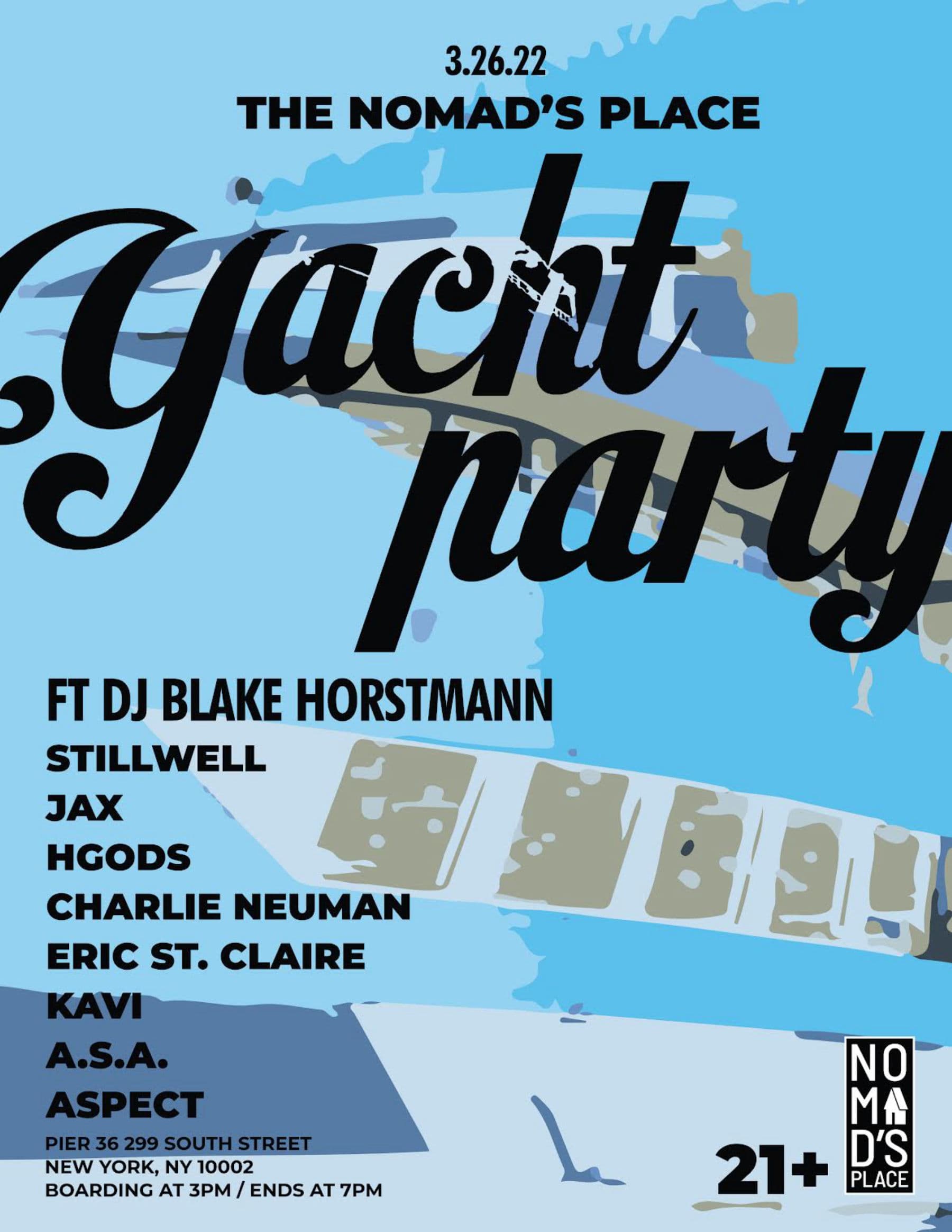 The Nomad's Place Yacht Party