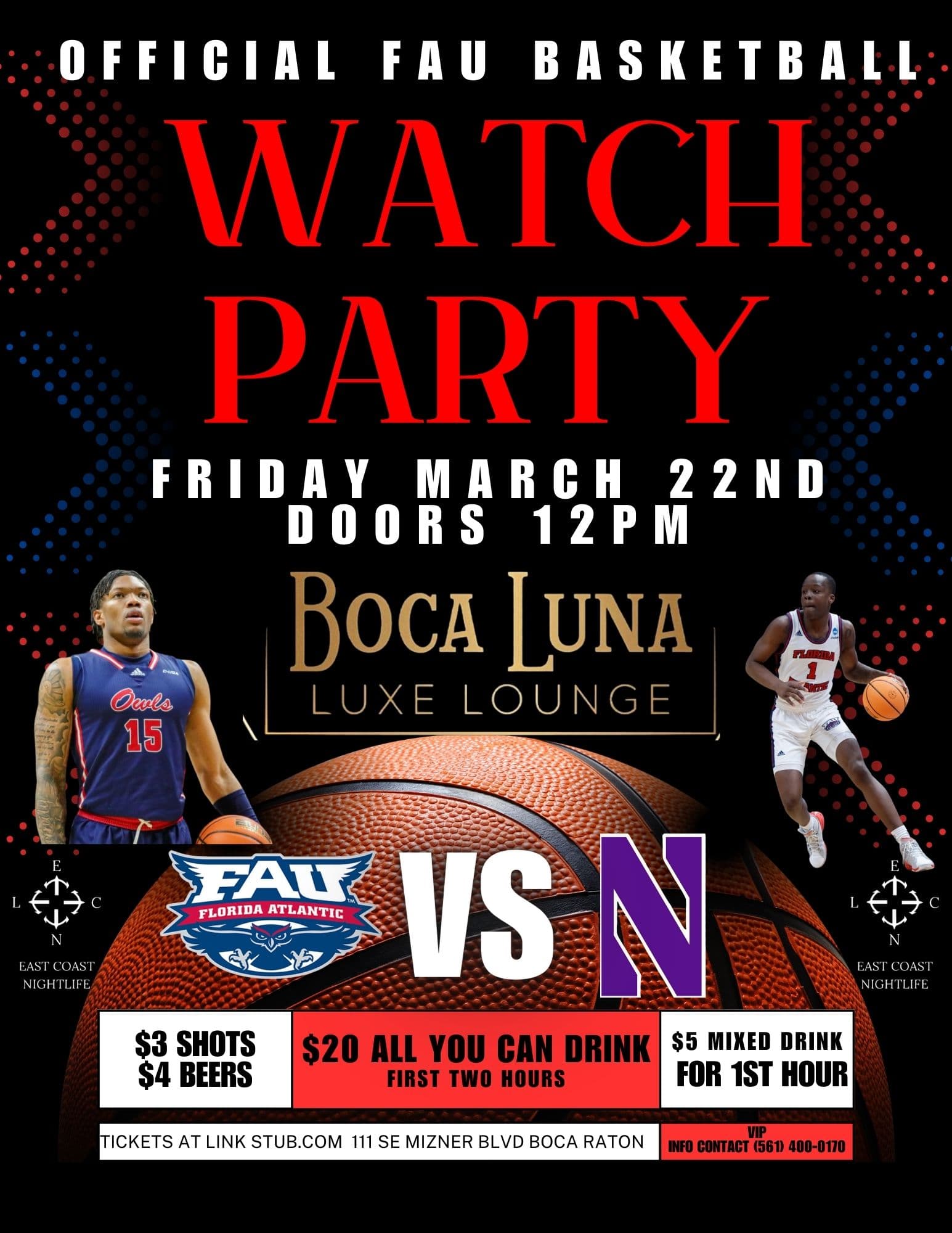 OFFICIAL FAU BASKETBALL WATCH PARTY