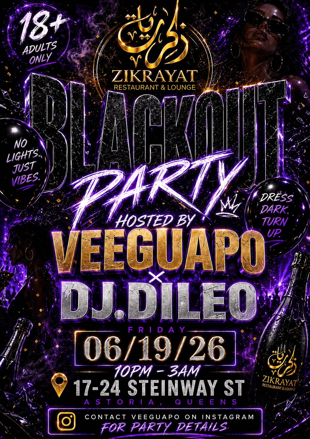 18+ BLACKOUT PARTY