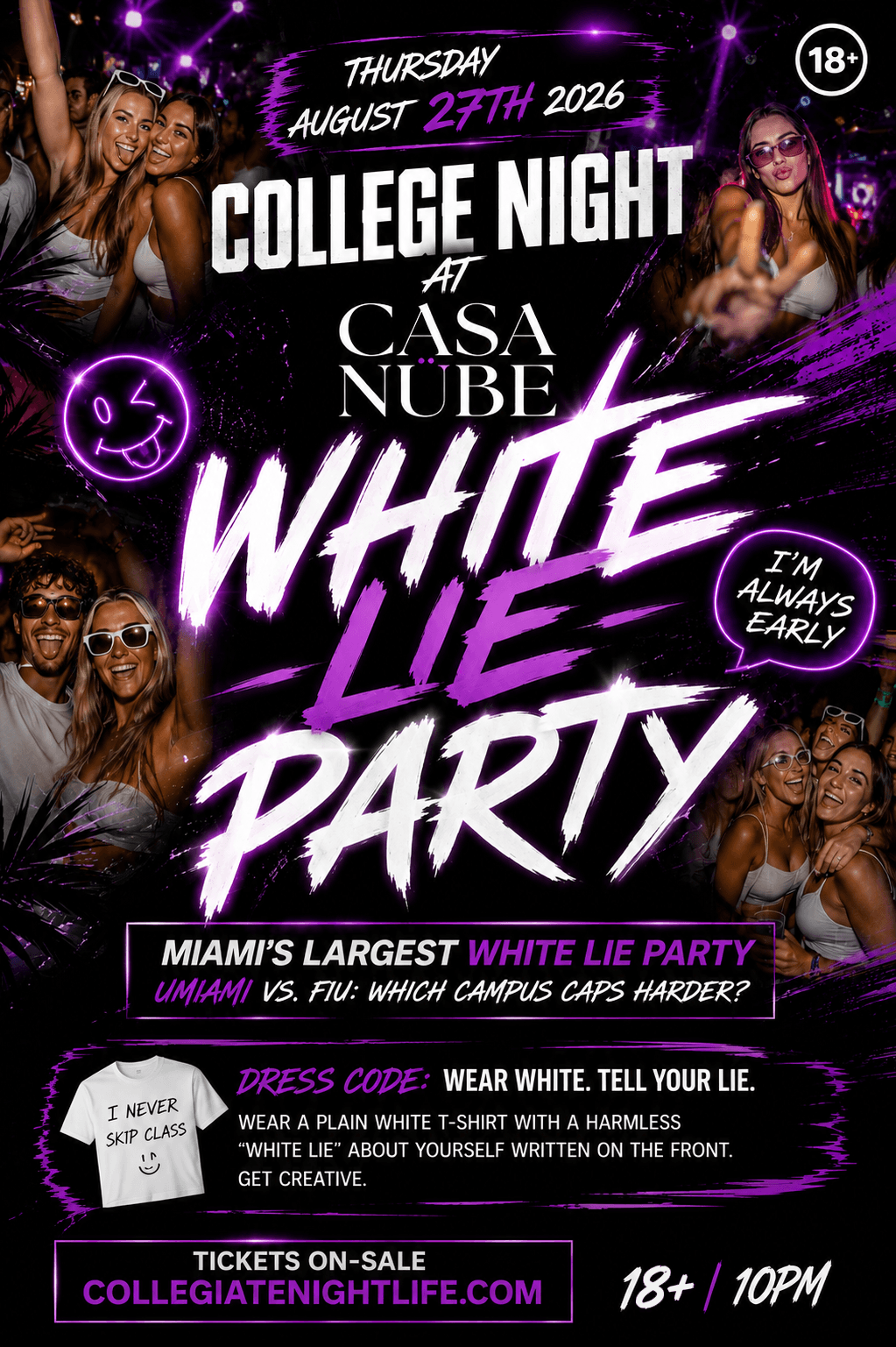 White Lie Party @ Casa Nube Wynwood