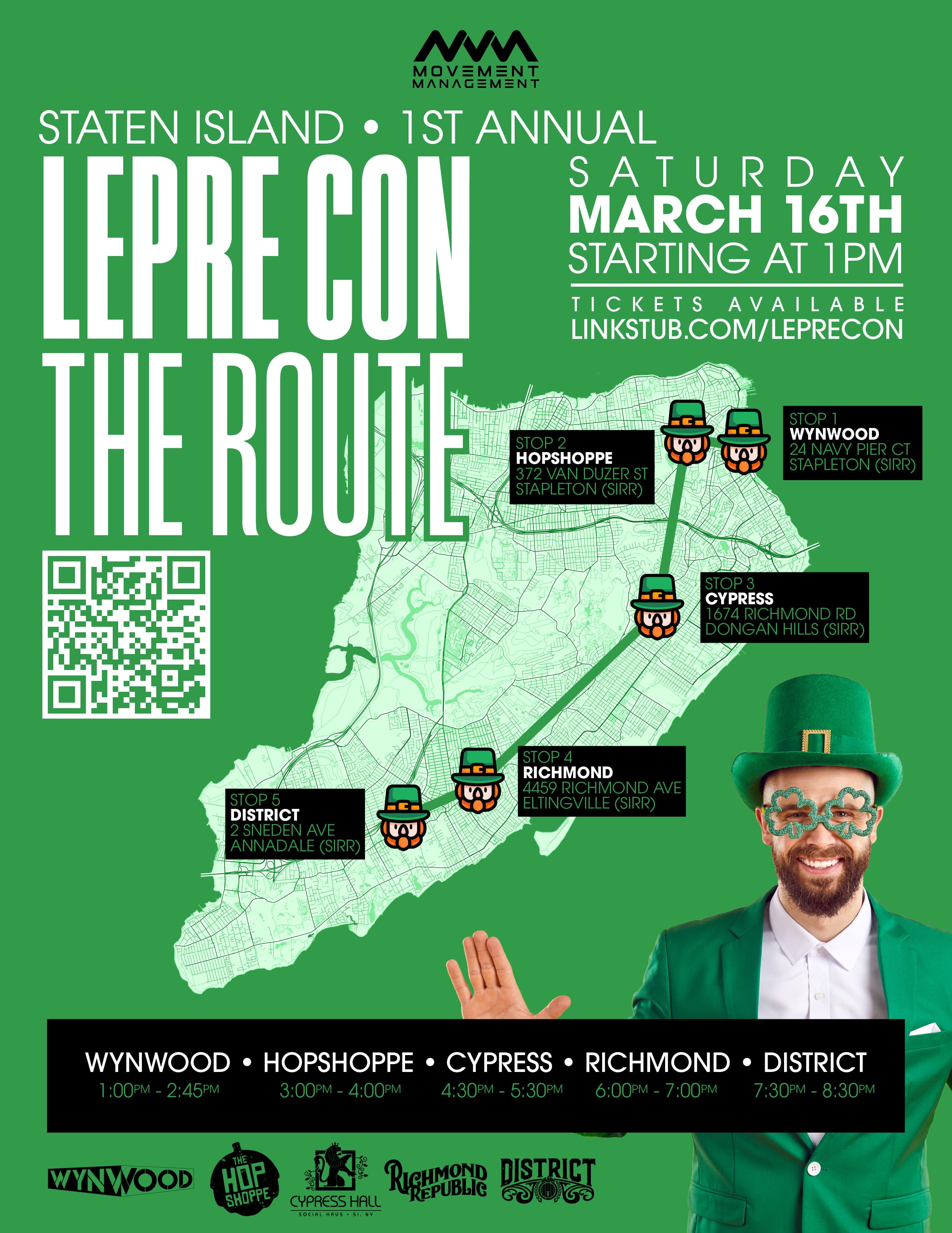 Leprecon Staten Island - Saturday March 16th