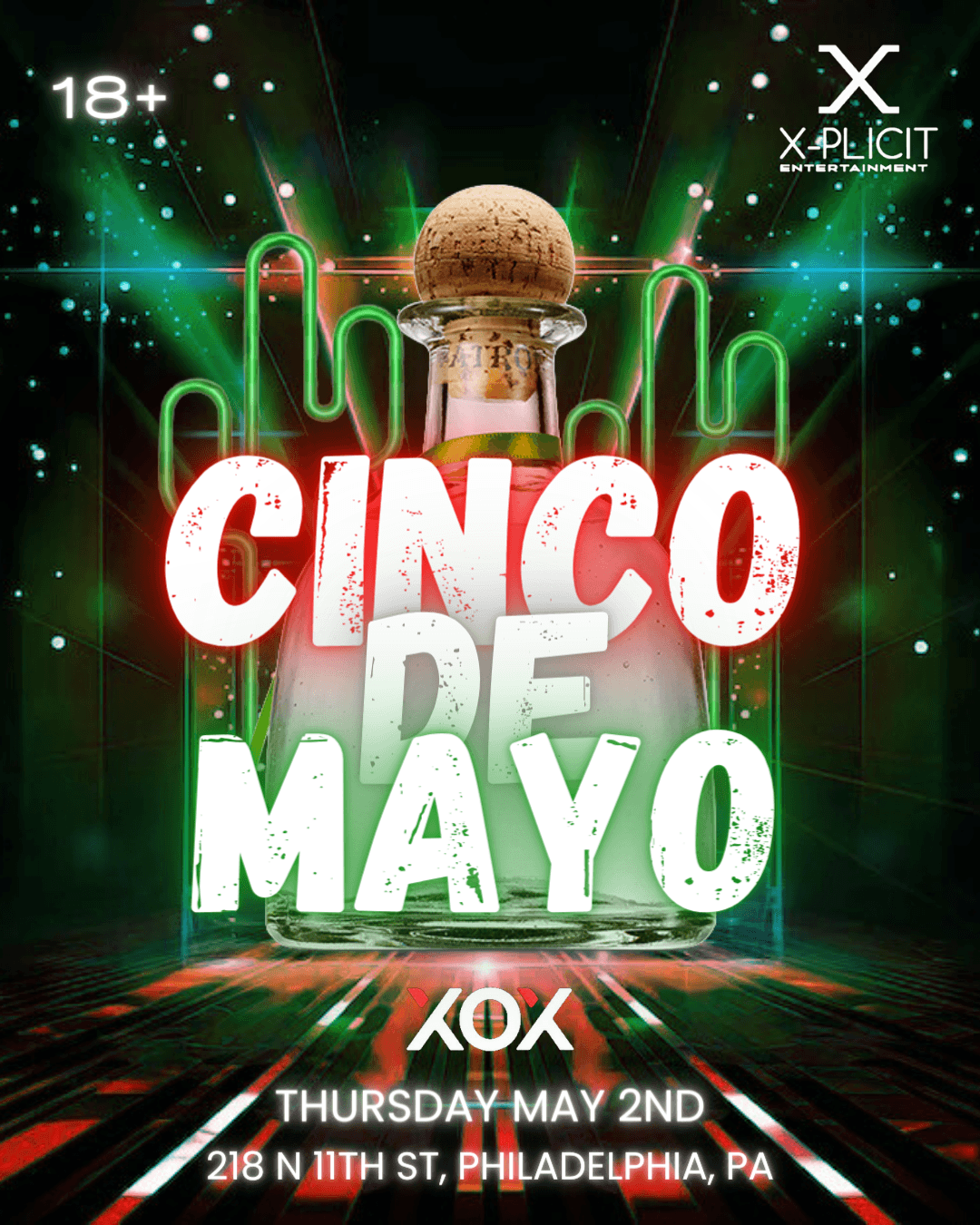 18+ CINCO DE MAYO PARTY W/ WASTED TUITION