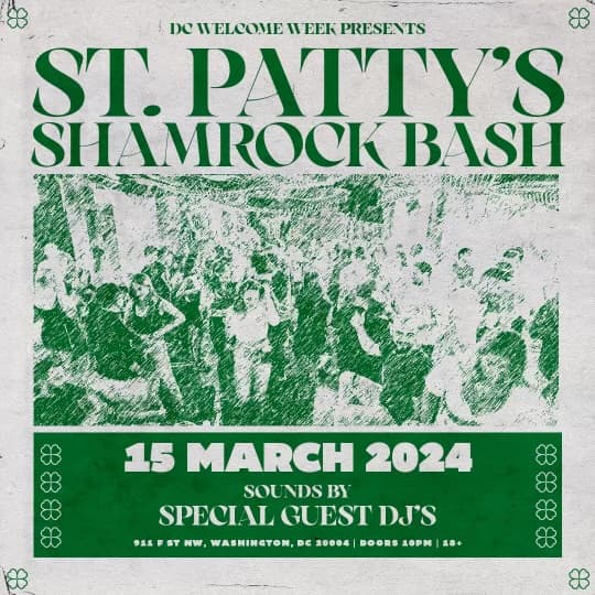St. Pattys Shamrock Bash (18+) FRIDAY 3/15