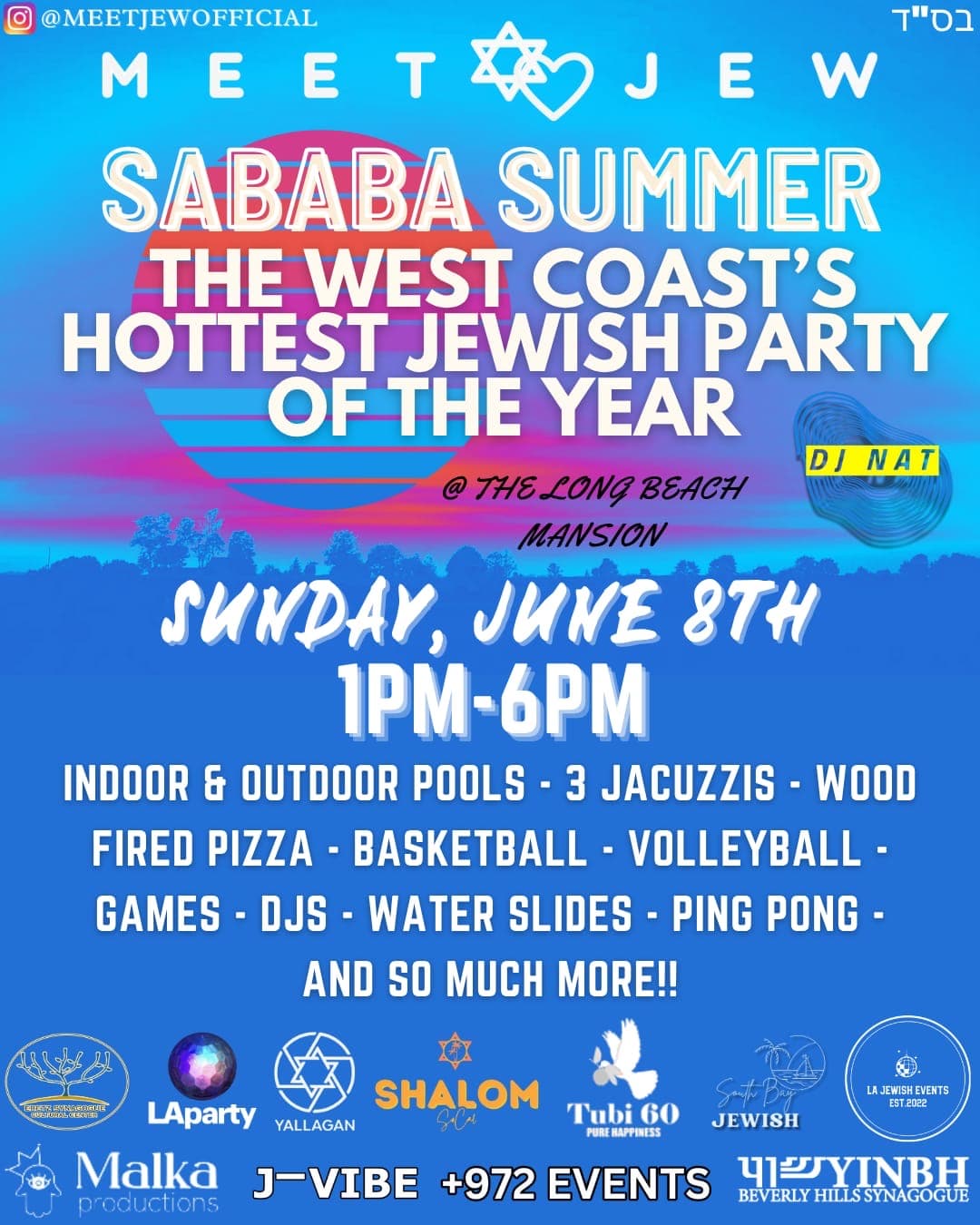Sababa Summer - The West Coast’s Hottest Jewish Party of the Year!
