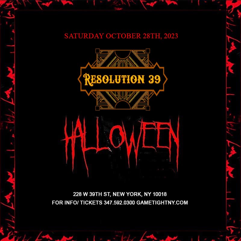 Resolution 39 NYC Halloween party 2023