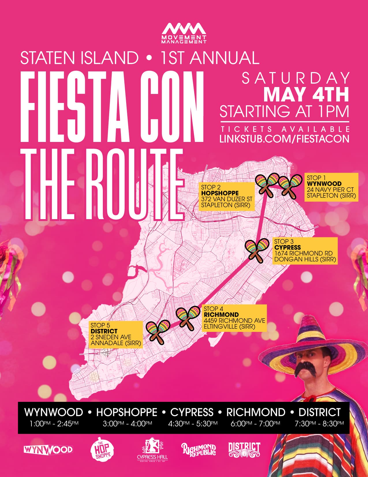 FIESTACON - STATEN ISLAND - SATURDAY MAY 4TH