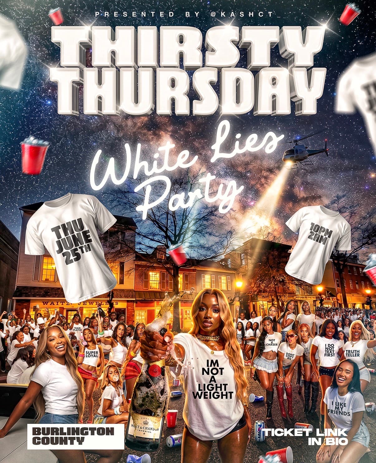 THIRSTY THURSDAY WHITE LIES