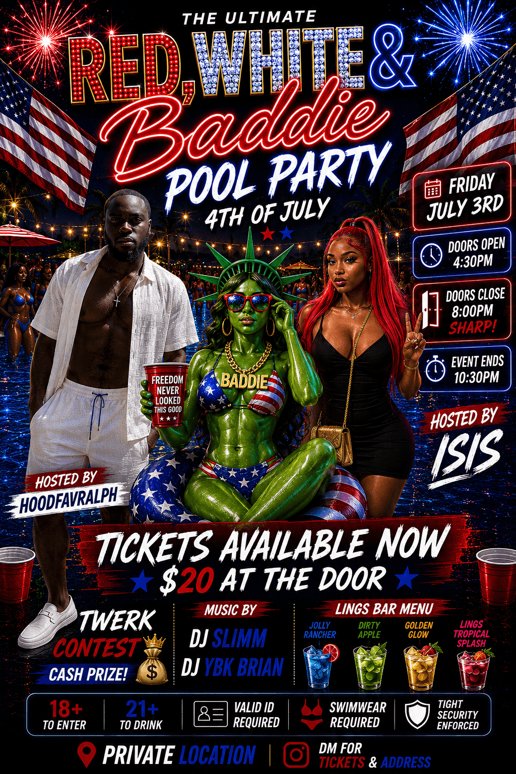 4th Of July Pool Party
