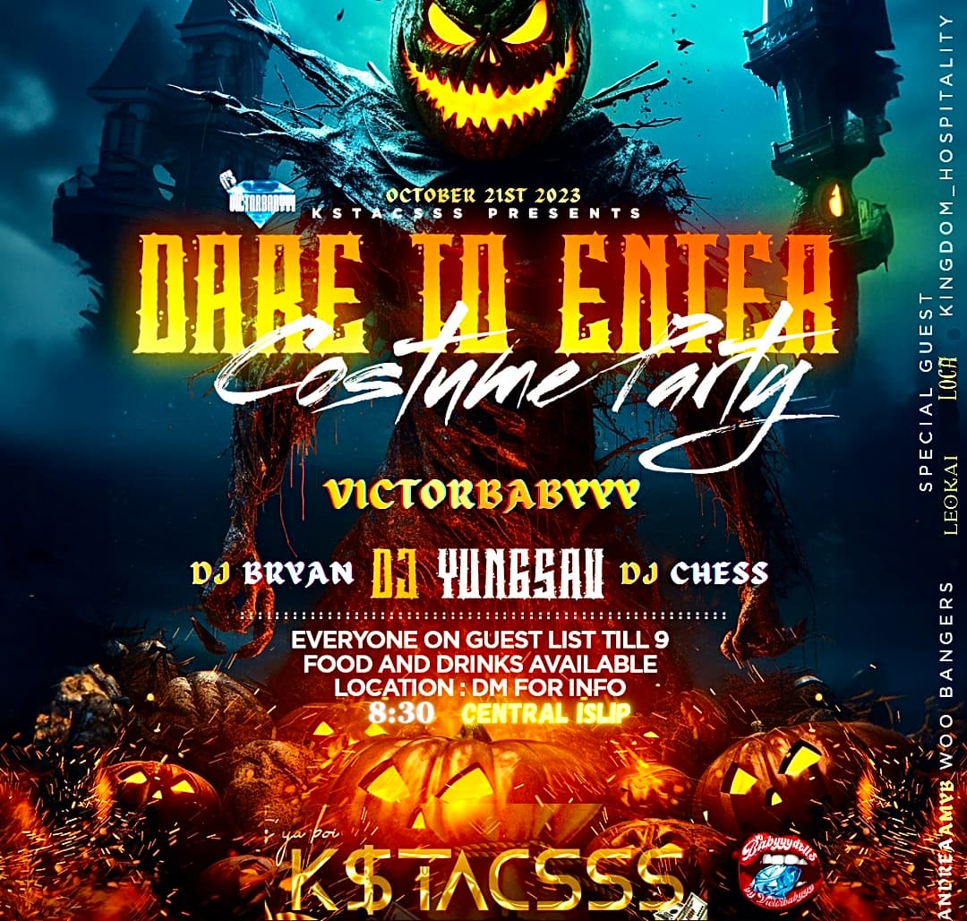 DARE TO ENTER COSTUME PRIZE PARTY