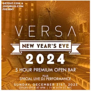 NEW YEARS EVE 2024 @ VERSA ROOFTOP