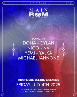 MAIN ROOM SOUTHAMPTON - JULY 4TH