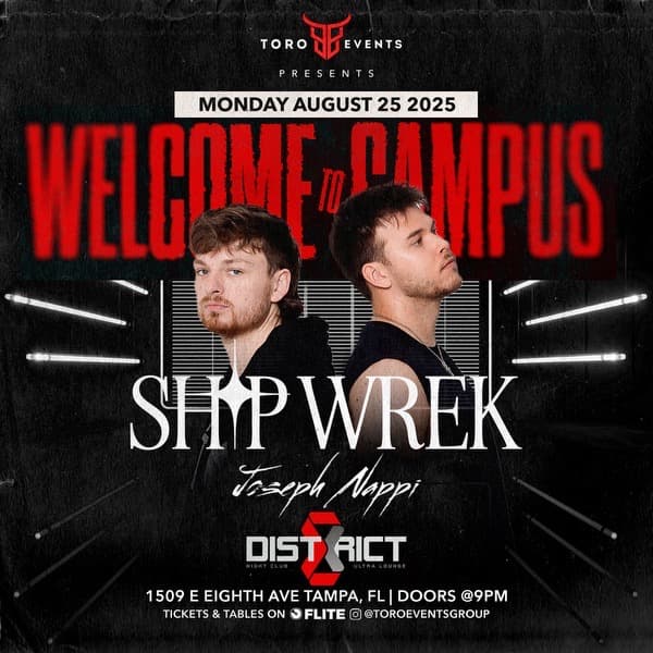 (18+) SHIP WREK @ DISTRICT