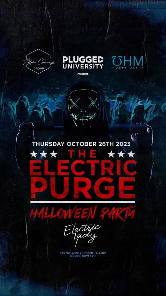 Halloween Party: The Electric Purge 10/26 @ Electric Lady