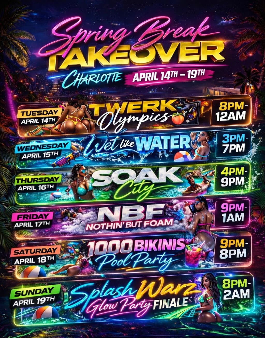 Spring Break Takeover- Charlotte, NC