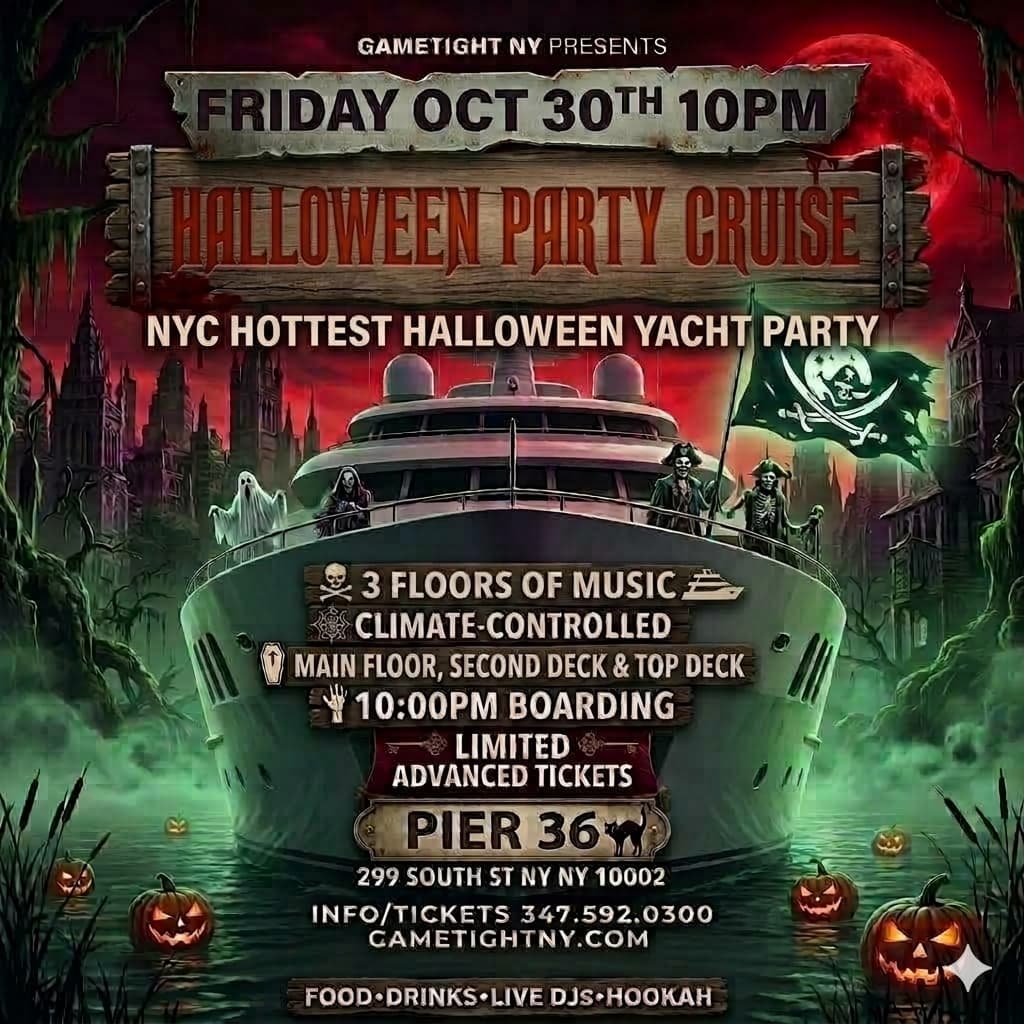 HALLOWEEN YACHT CRUISE PARTY 10/30